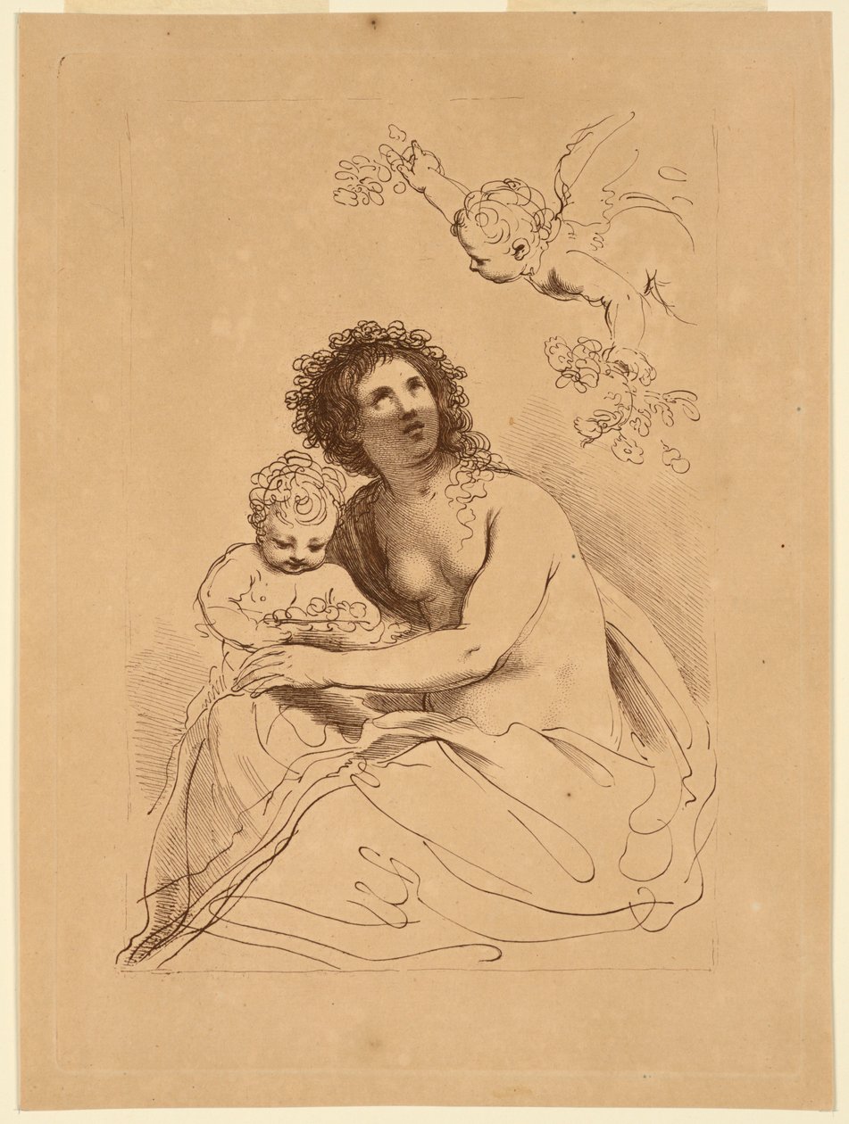 Flora com meninos de Francesco Bartolozzi