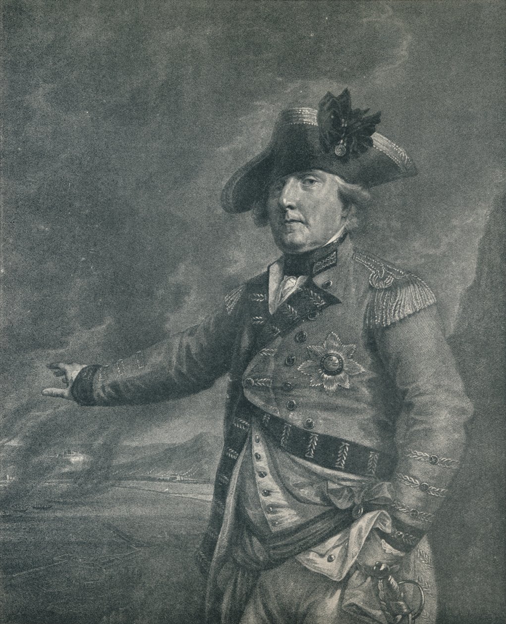 George Augustus Elliot Lord Heathfield, Governador de Gibraltar, 1788 1909 de Francesco Bartolozzi