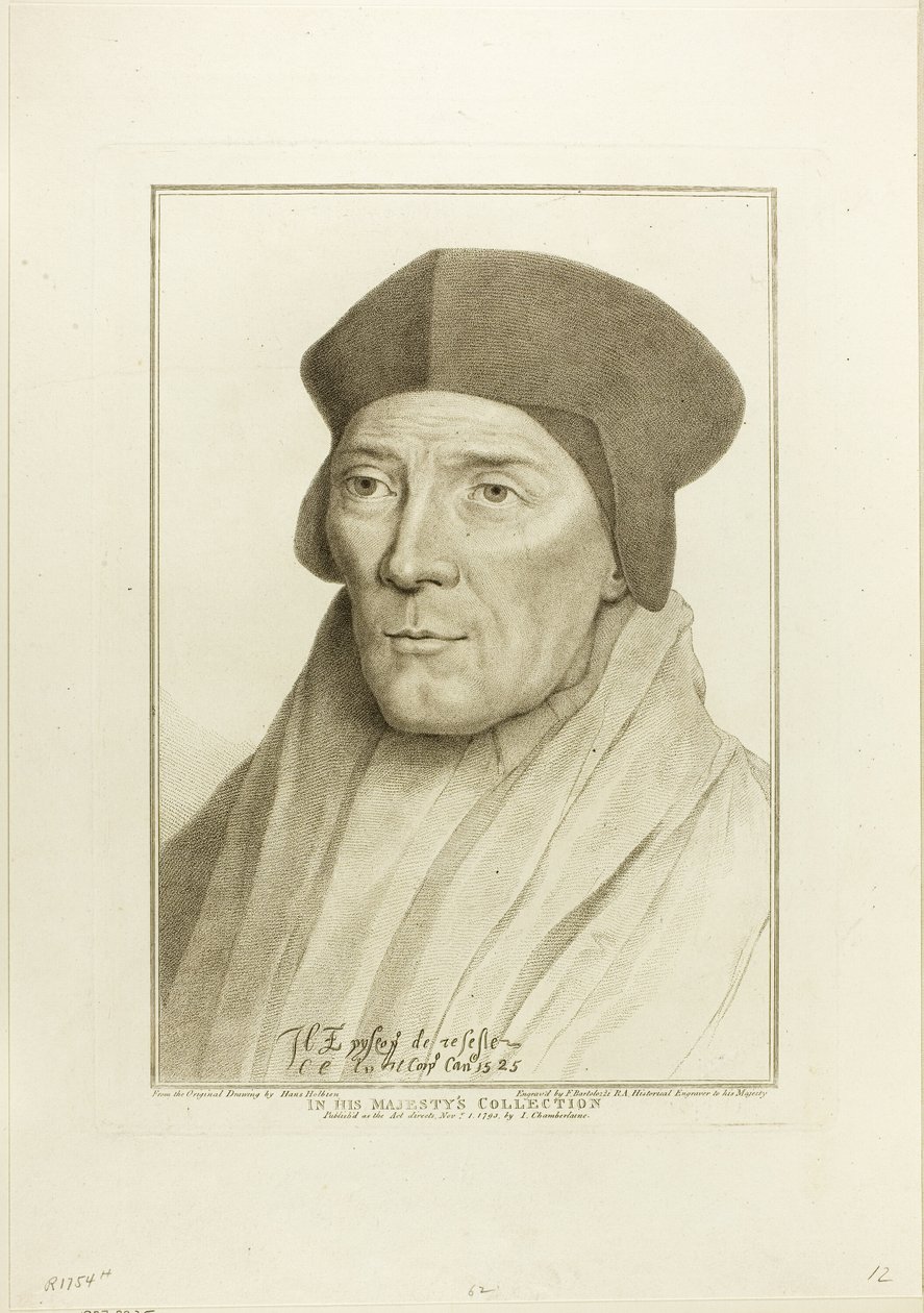 John Fisher, bispo de Rochester de Francesco Bartolozzi