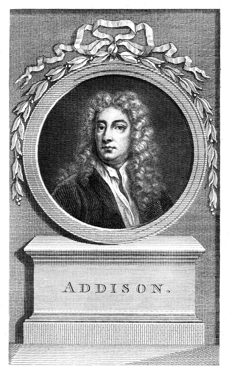 Joseph Addison, político e escritor inglês. de Francesco Bartolozzi
