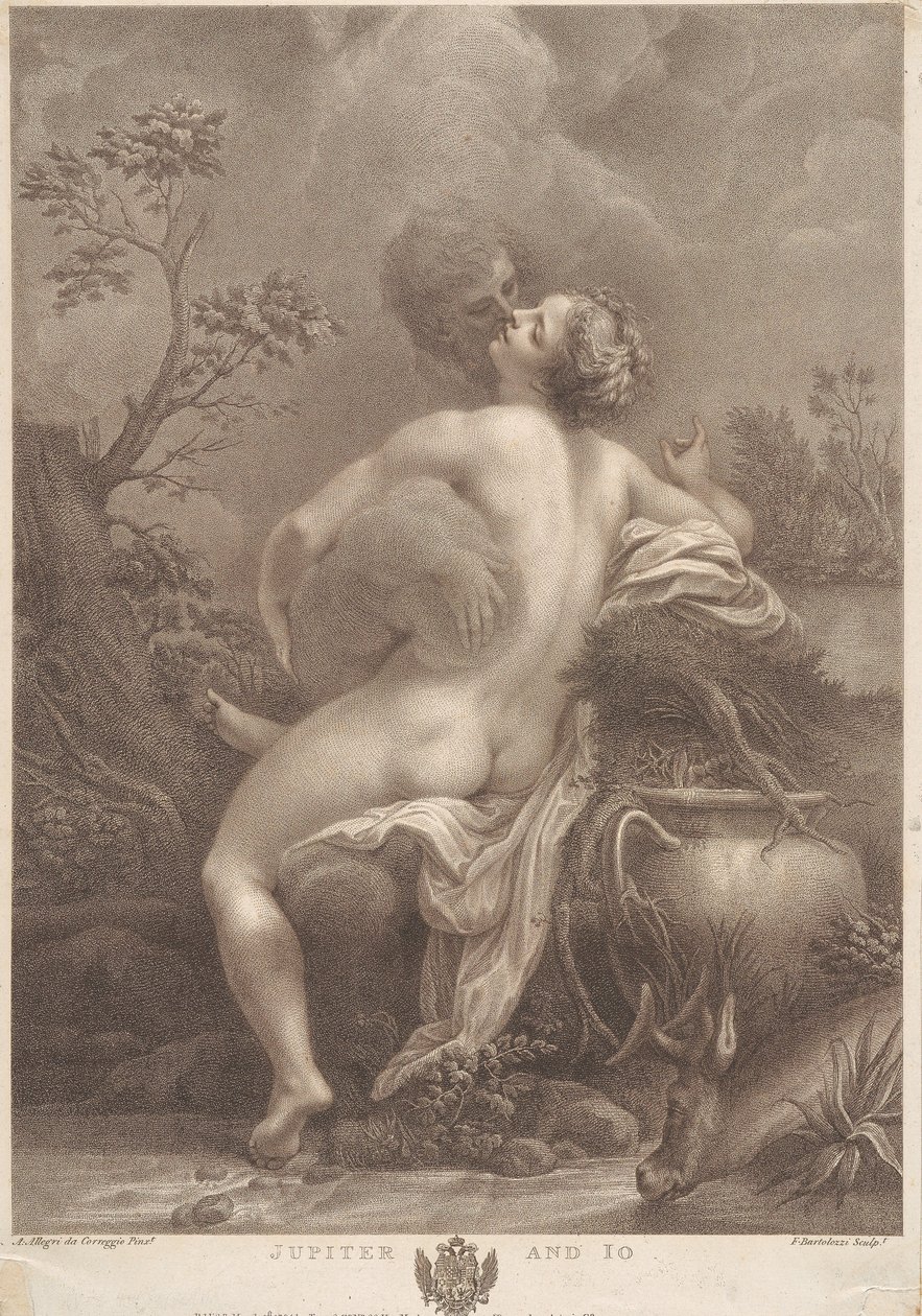Júpiter e Io de Francesco Bartolozzi
