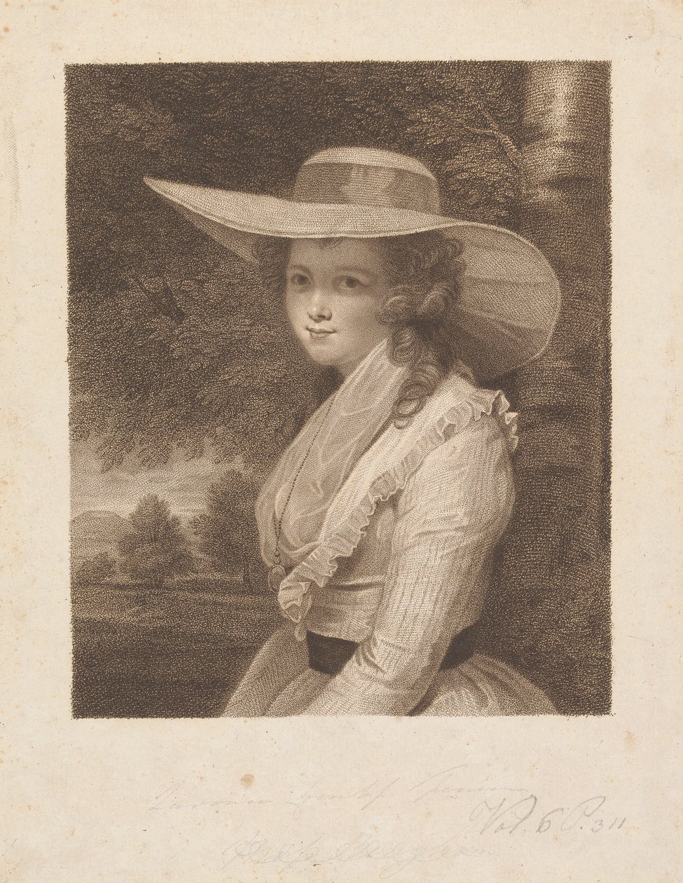 Lavinia Spencer (née Bingham), Condessa Spencer de Francesco Bartolozzi