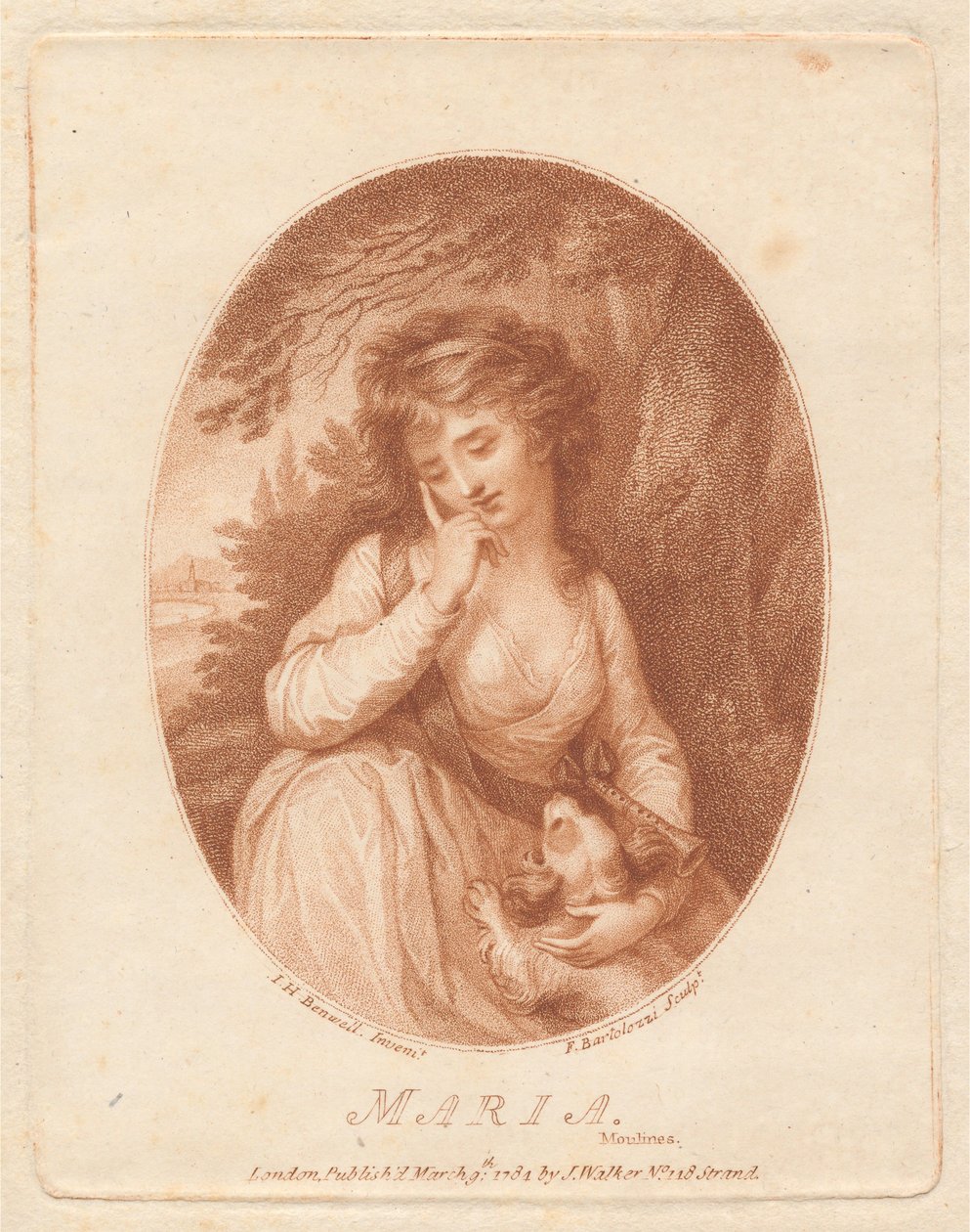 Maria de Moulines de Francesco Bartolozzi