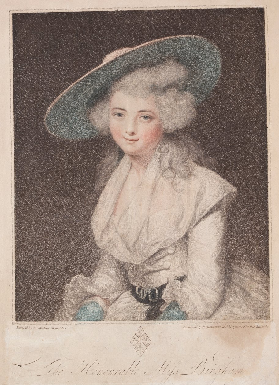 Senhorita Anne Bingham de Francesco Bartolozzi