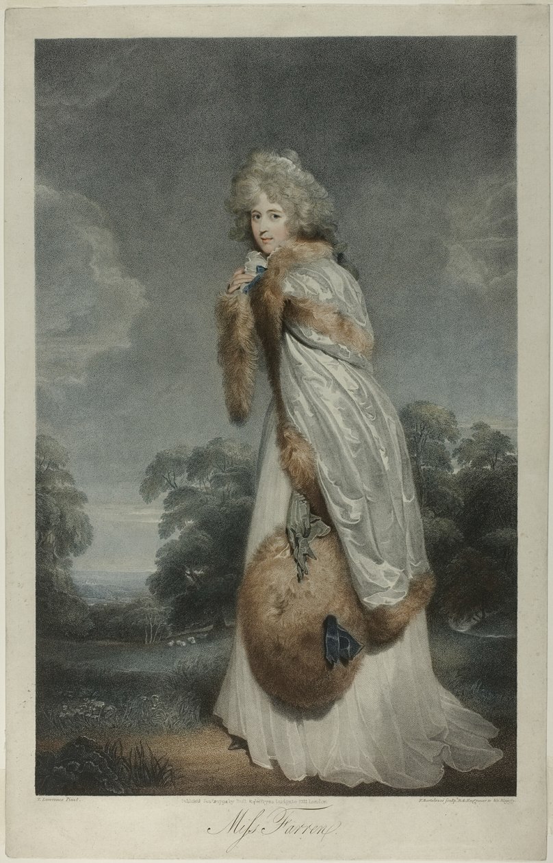 Senhorita Farren de Francesco Bartolozzi