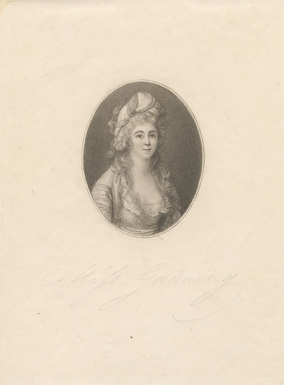 Miss Gunning de Francesco Bartolozzi