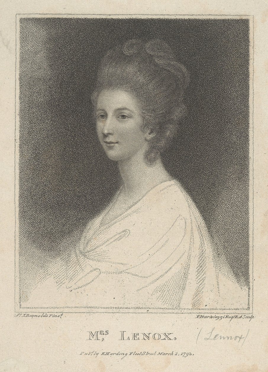 Senhora Lenox de Francesco Bartolozzi
