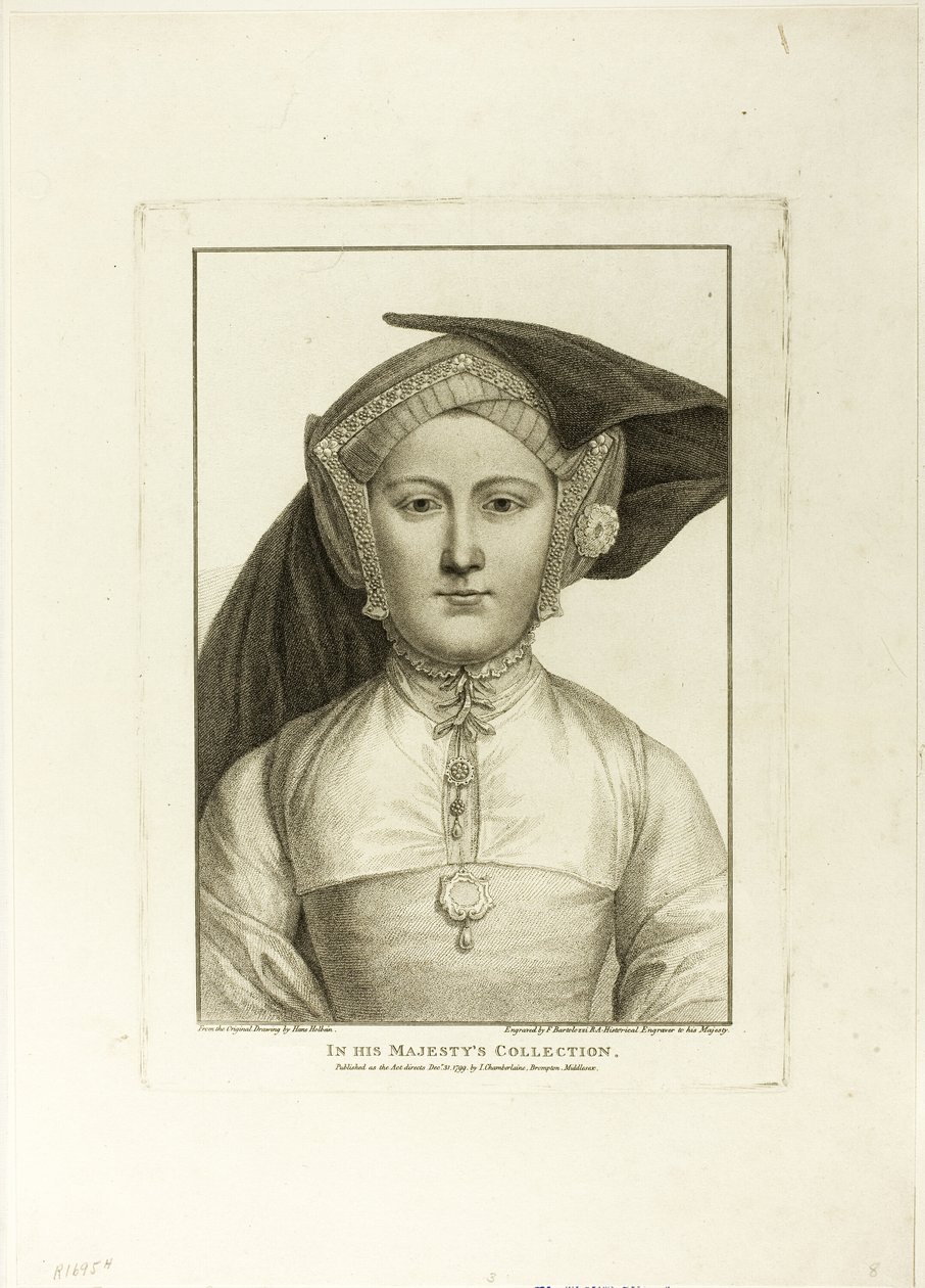 Retrato de uma mulher de Francesco Bartolozzi