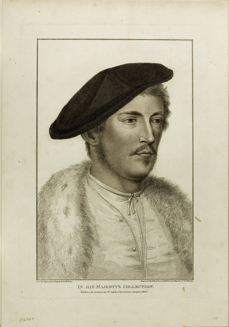 Retrato de um jovem de Francesco Bartolozzi