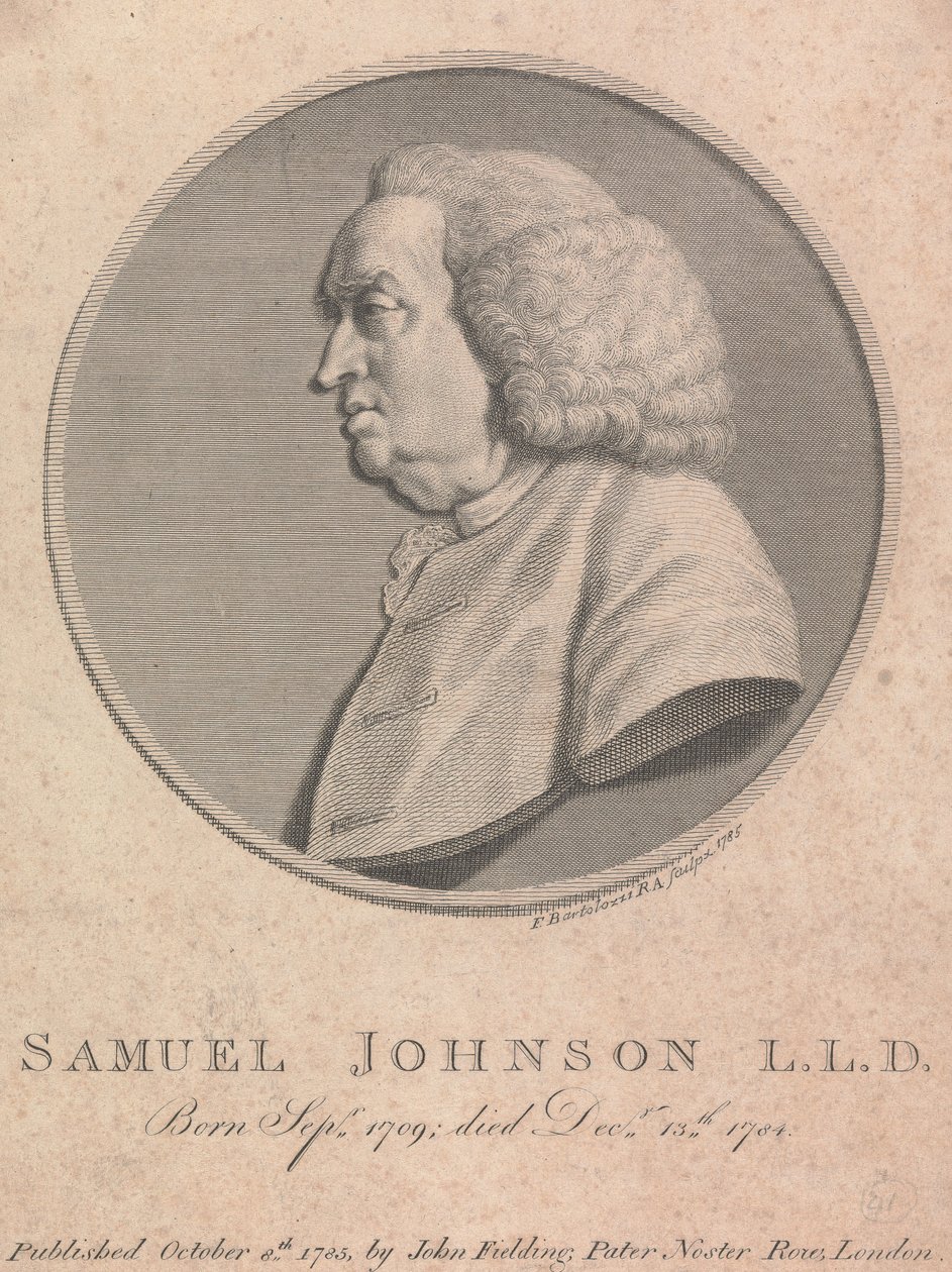Samuel Johnson de Francesco Bartolozzi