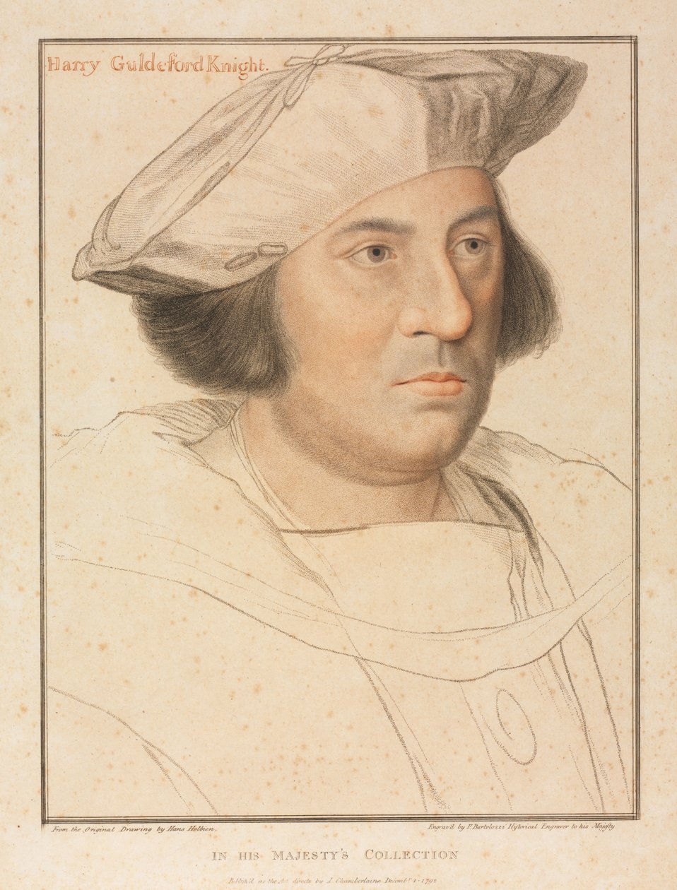 Sir Henhy Guldeford, 1792. de Francesco Bartolozzi