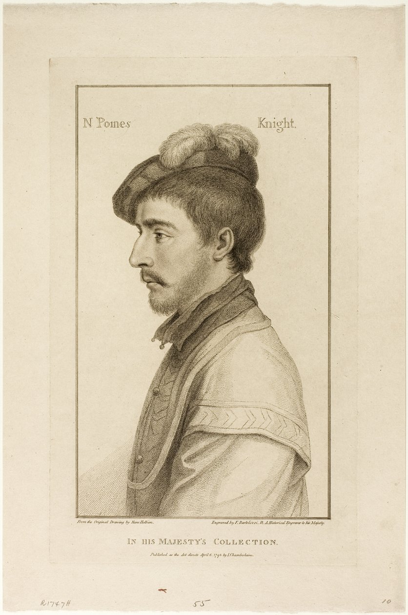 Sir Nicholas Poines de Francesco Bartolozzi