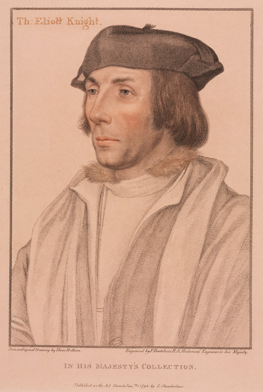 Sir Thomas Elyot, 1794. de Francesco Bartolozzi