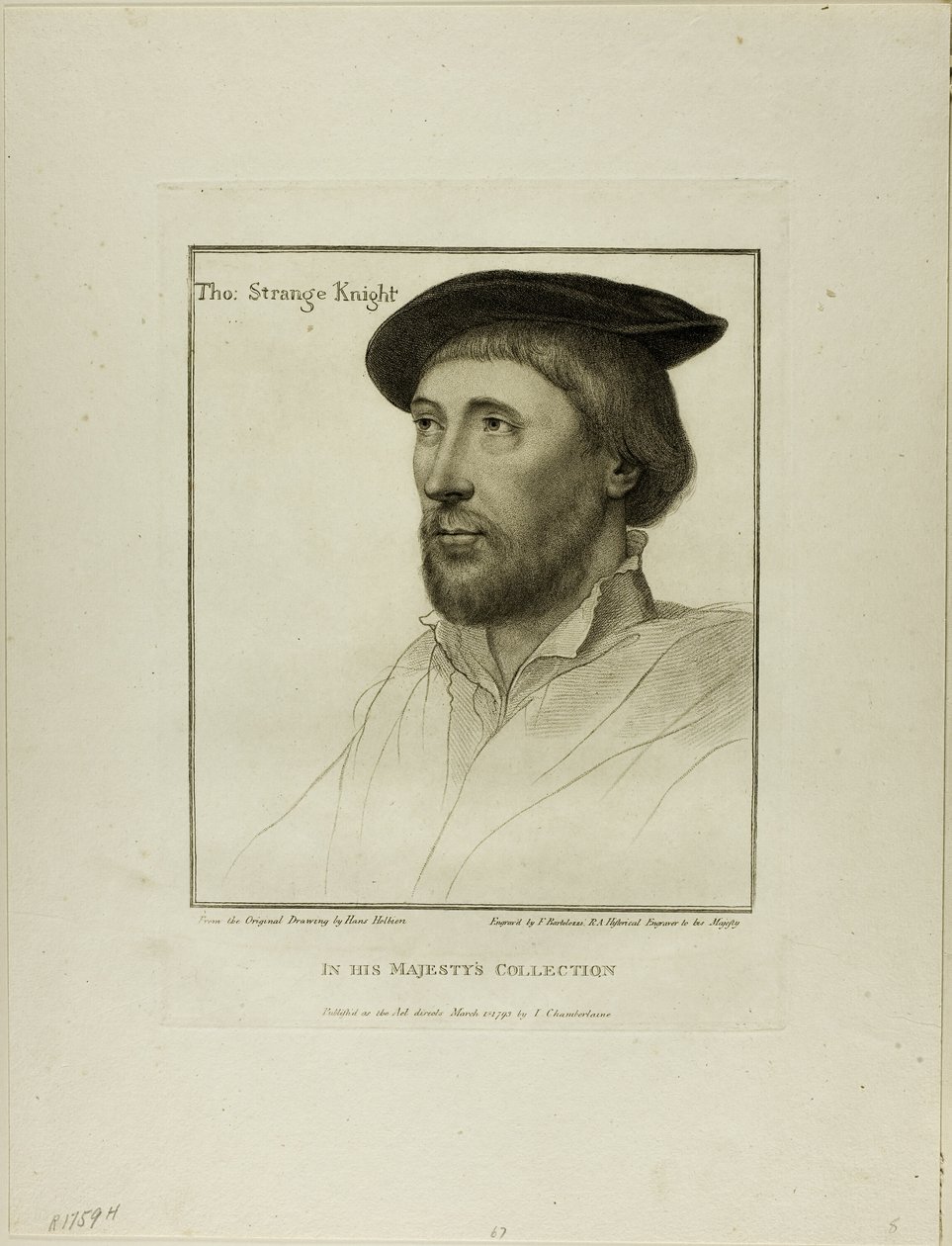 Senhor Thomas Estranho de Francesco Bartolozzi