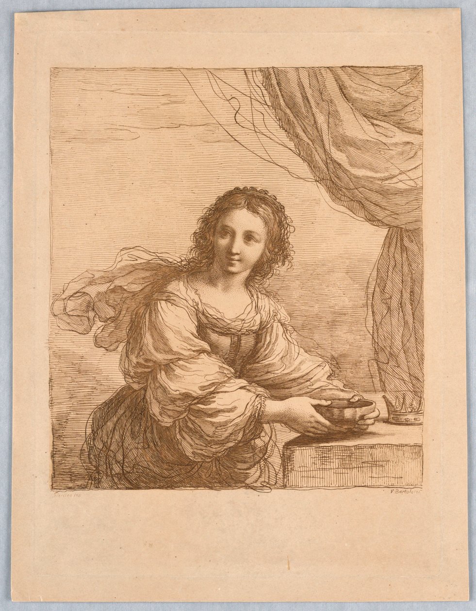 Sophonisba, com uma tigela de Francesco Bartolozzi