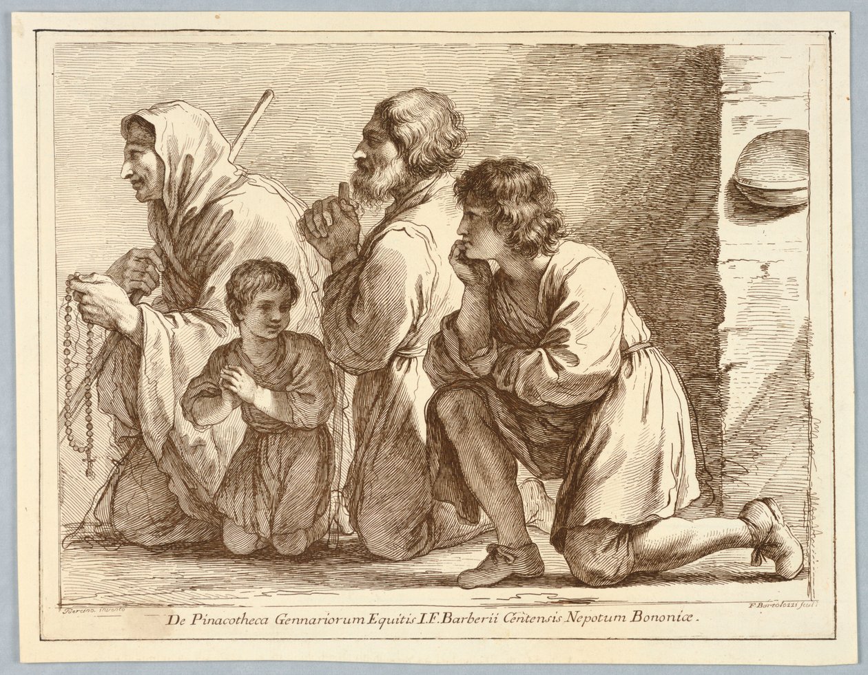 A Família Cornara de Francesco Bartolozzi