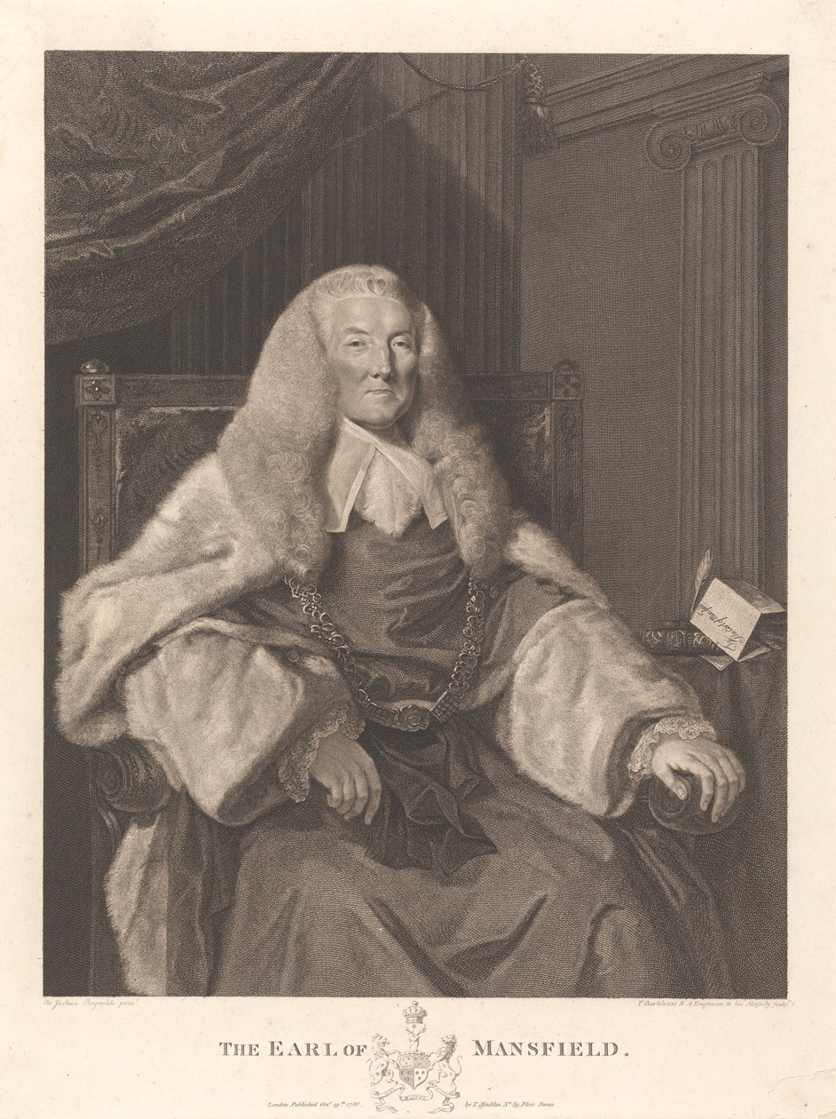O Conde de Mansfield de Francesco Bartolozzi