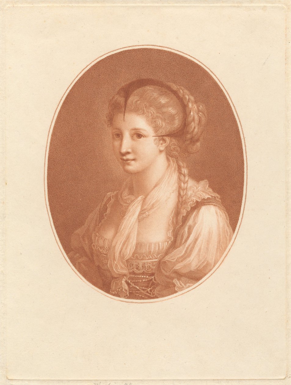 A bela alsaciana de Francesco Bartolozzi