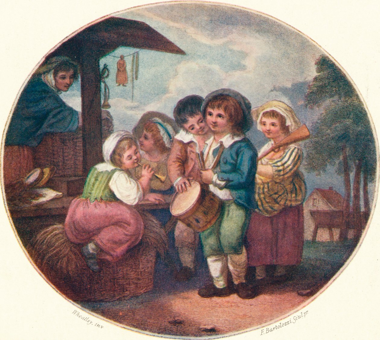 A Feira, c1870, 1903 de Francesco Bartolozzi