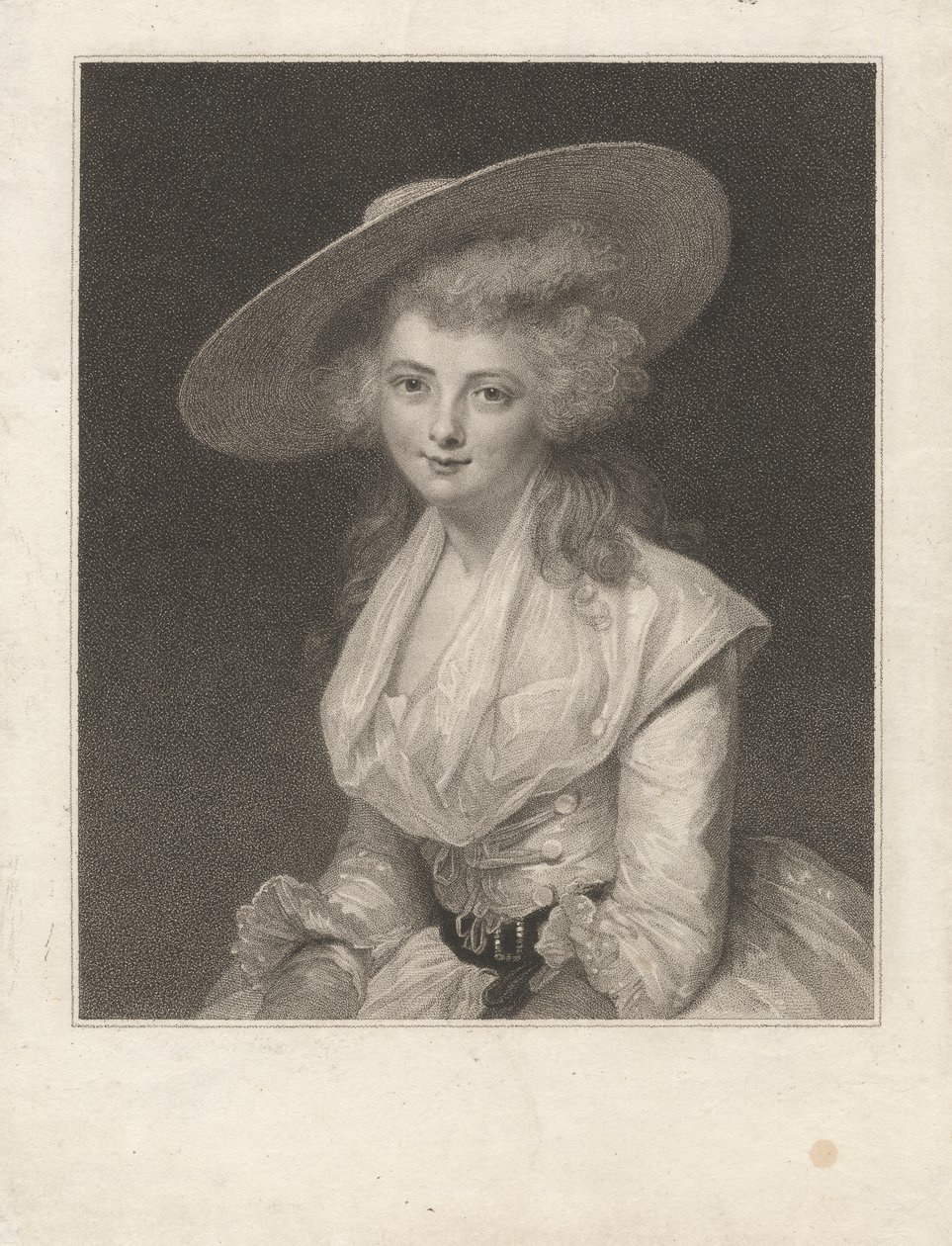 A Hon. Miss Bingham de Francesco Bartolozzi