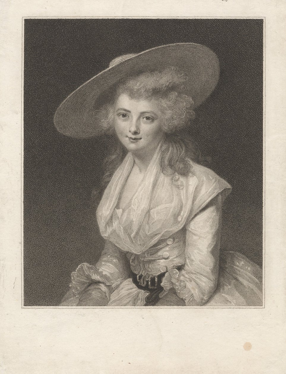 A Hon. Miss Bingham de Francesco Bartolozzi