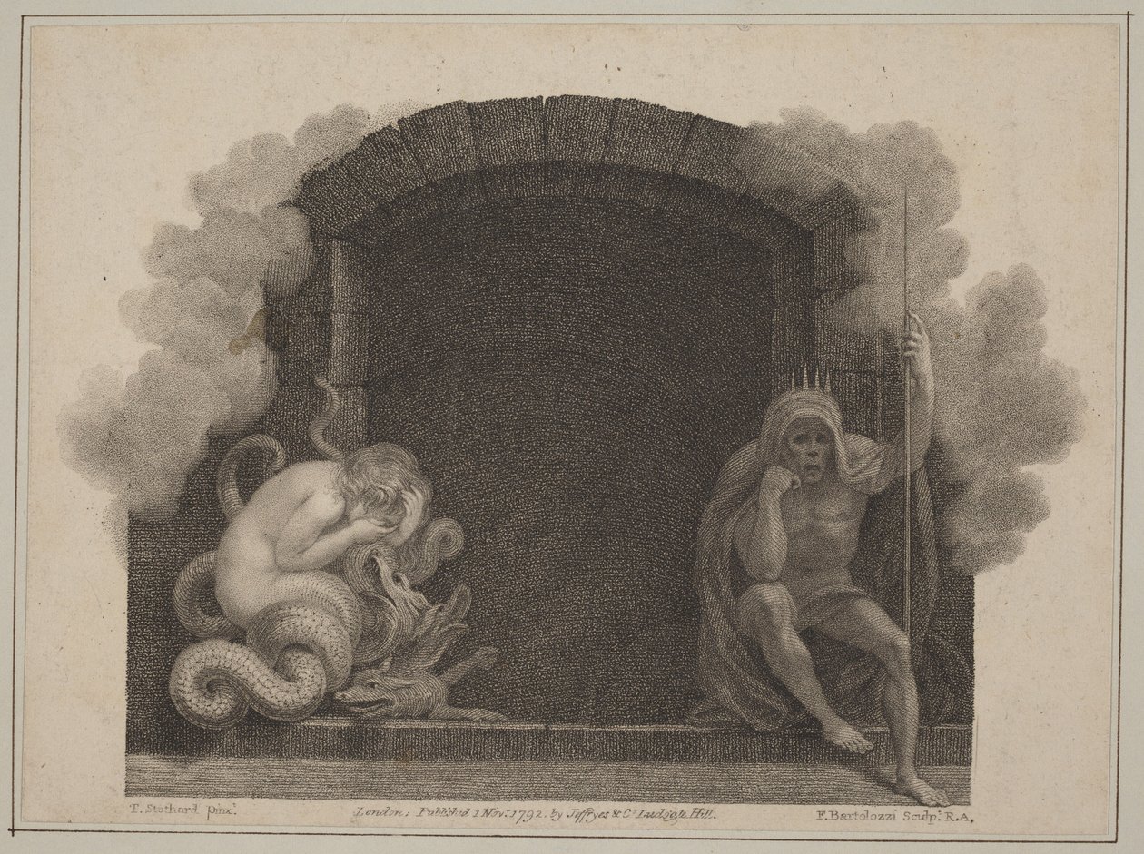 O túmulo da morte de Francesco Bartolozzi