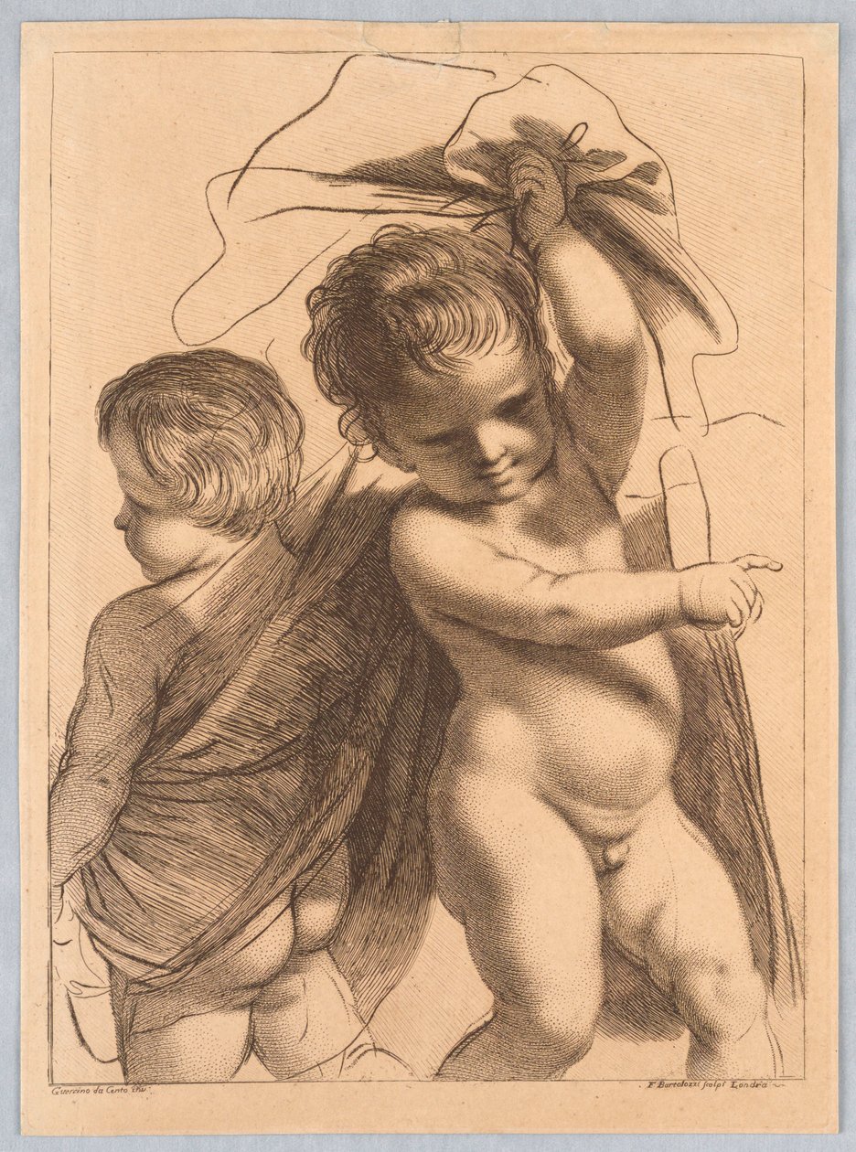 Dois rapazes de Francesco Bartolozzi