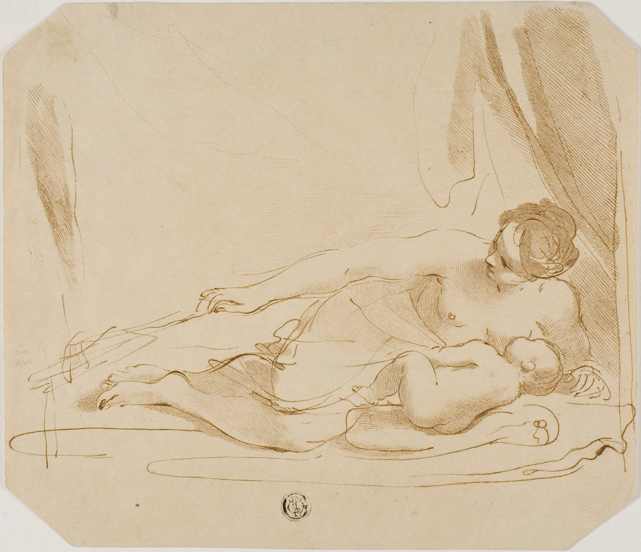 Vênus e Cupido de Francesco Bartolozzi