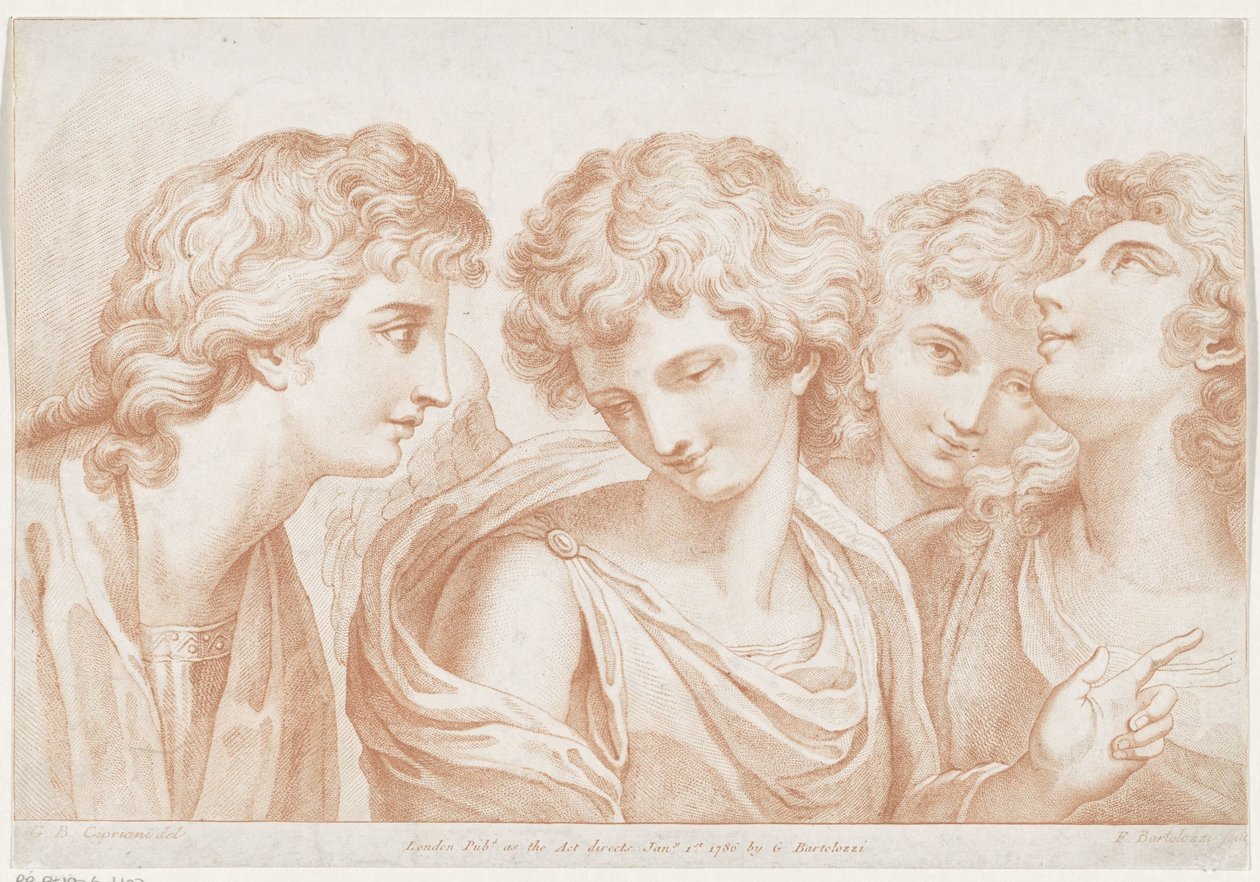 Quatro anjos
Ciprianis rudimentos do desenho (título da série)
Ciprianis rudimentos do desenho (título da série) de Francesco Bartolozzi