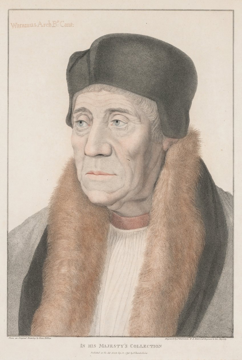 Waramus Arcebispo de Cantuária de Francesco Bartolozzi