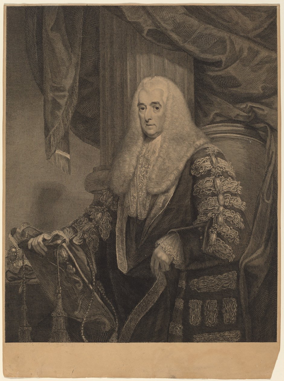 Alexandre, Lord Loughborough de Francesco Bartolozzi after James Northcote