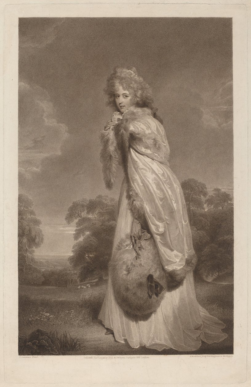 Elizabeth Farran de Francesco Bartolozzi after Sir Thomas Lawrence