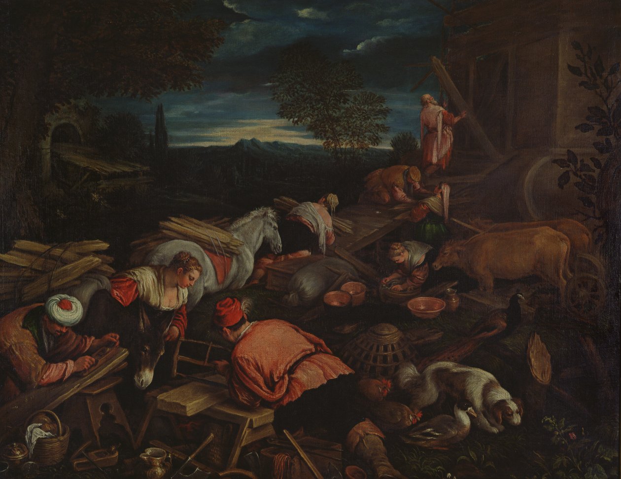 Construindo a arca de Francesco Bassano