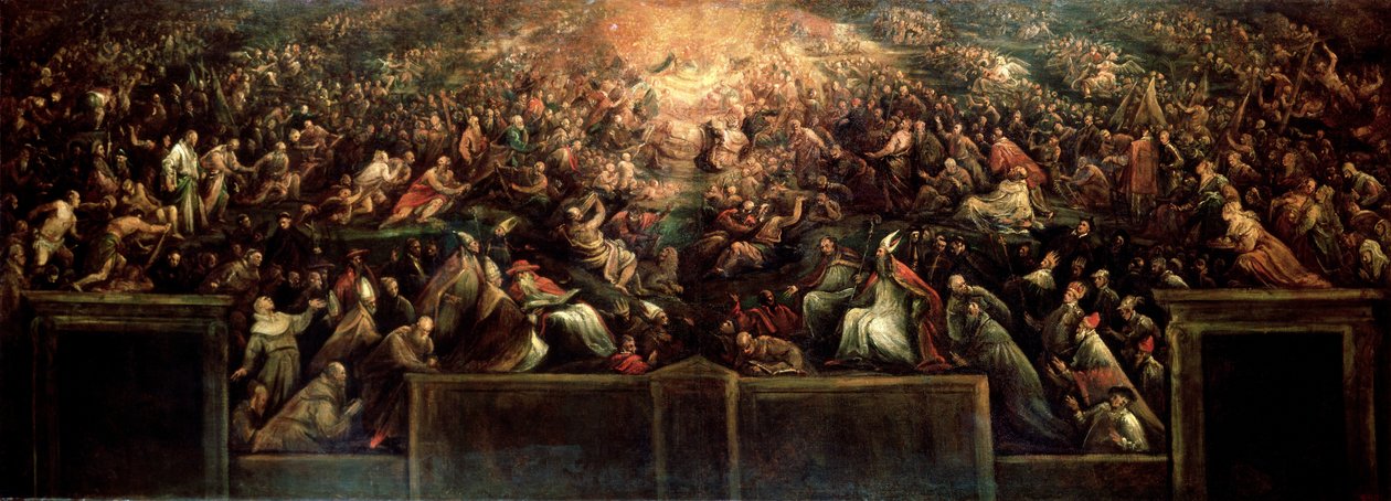 O paraíso, c1582-c1585. de Francesco Bassano the Younger