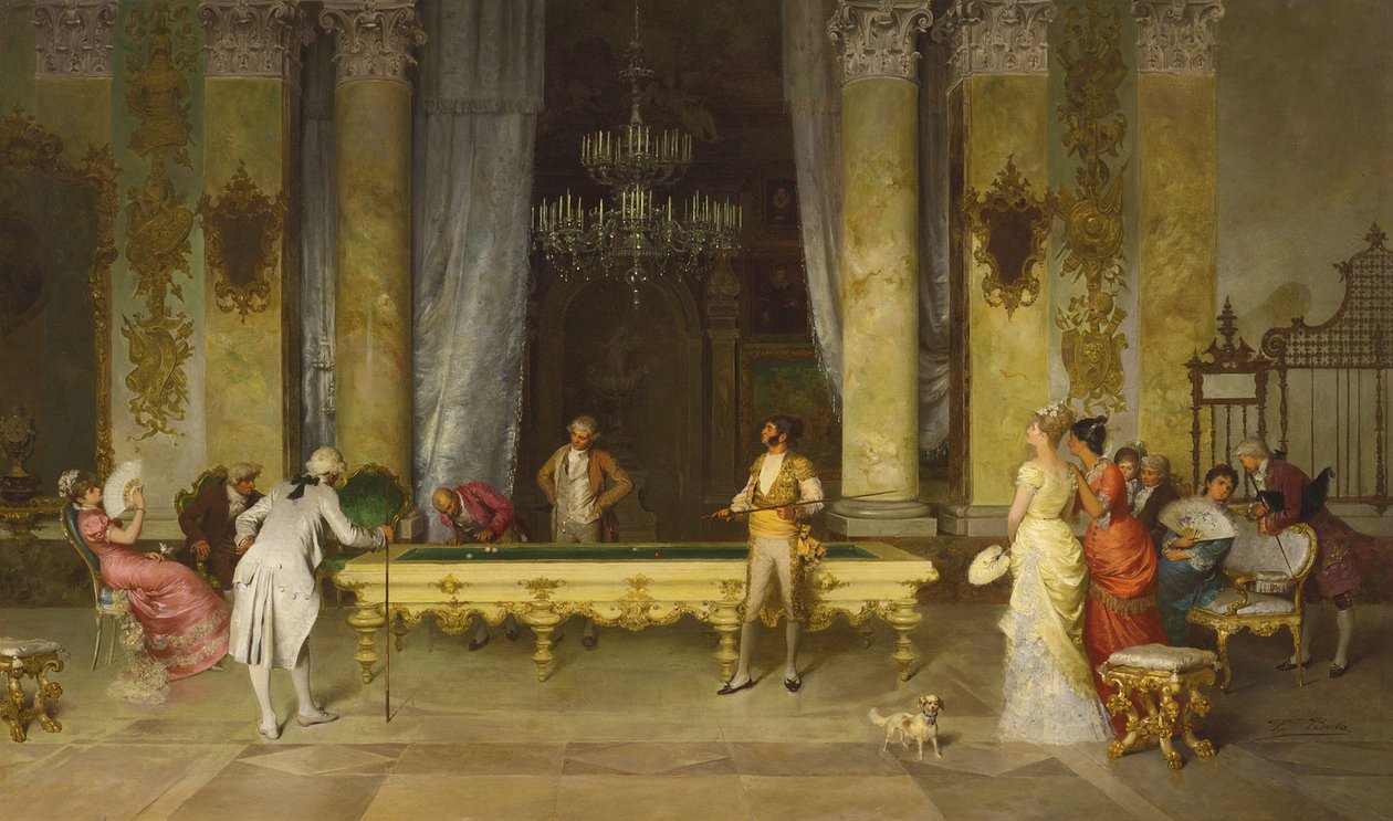 Jogo de Bilhar de Francesco Beda