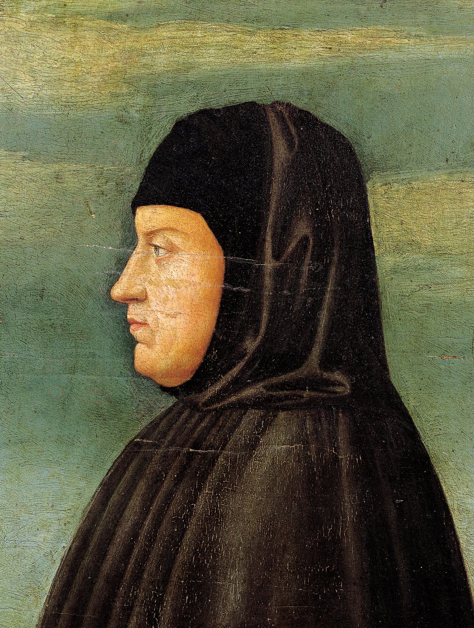 Retrato de Petrarca (Francesco Petrarca) (1304-74) (óleo sobre painel) de Francesco Bonsignori