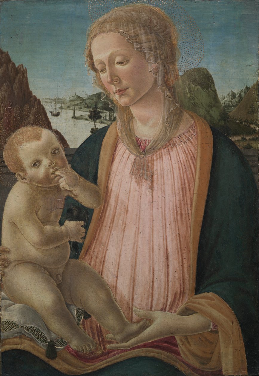 Madonna e criança de Francesco Botticini