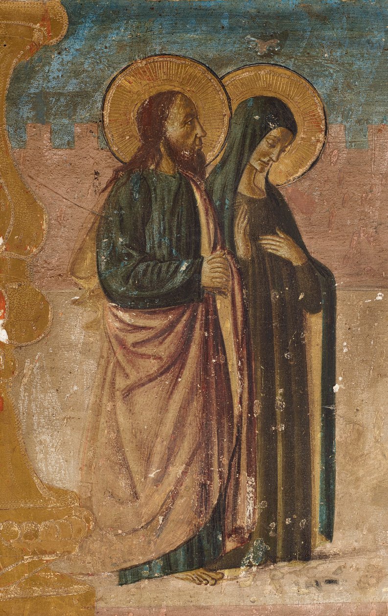 Santos Ana e Joaquim. de Francesco Botticini