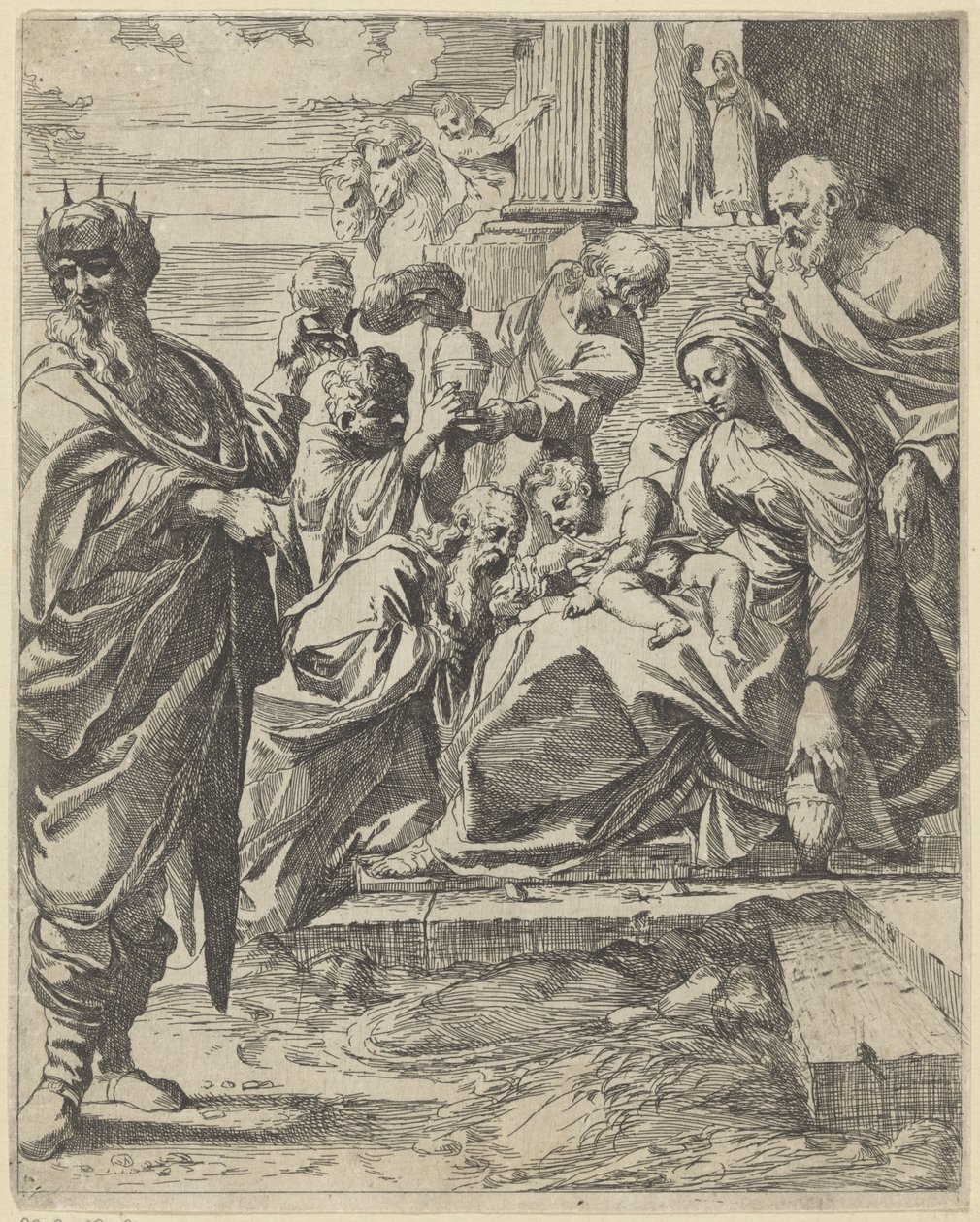 Adoração dos Reis de Francesco Brizio (attributed to)