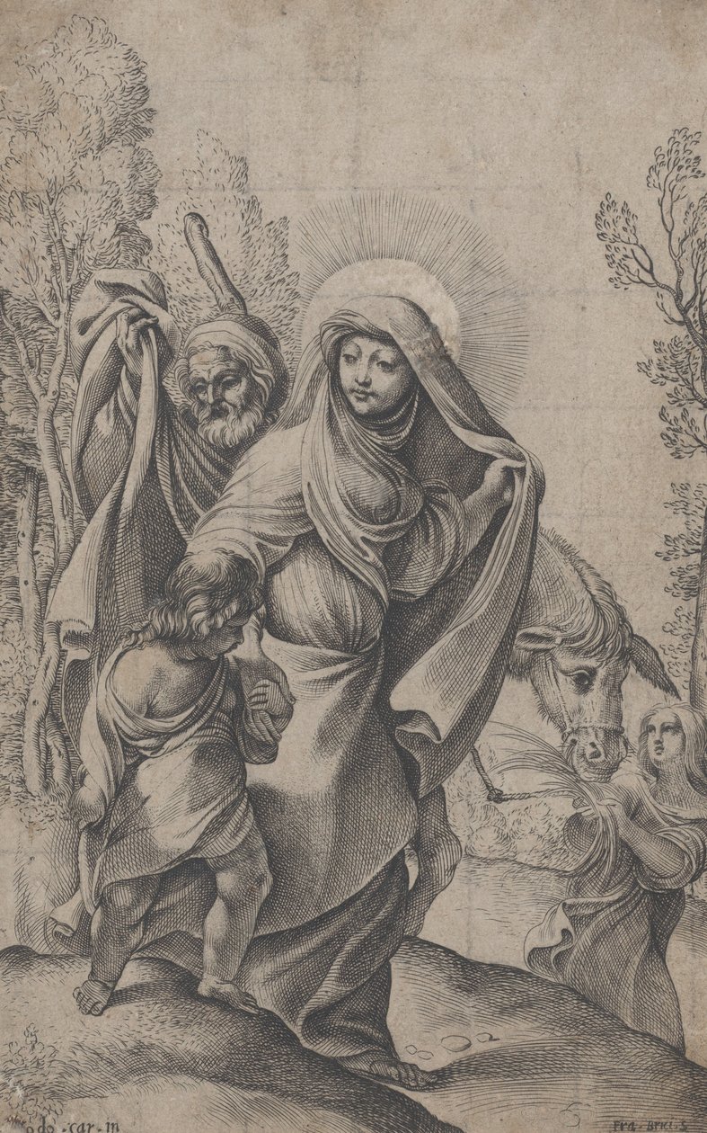 O Retorno do Egito, 1595-1623. de Francesco Brizio