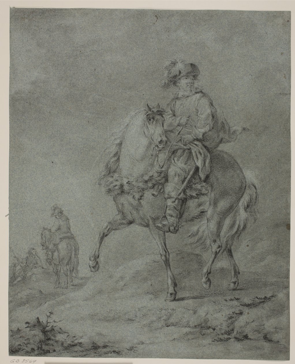 Cavaleiros em uma paisagem de Francesco Casanova