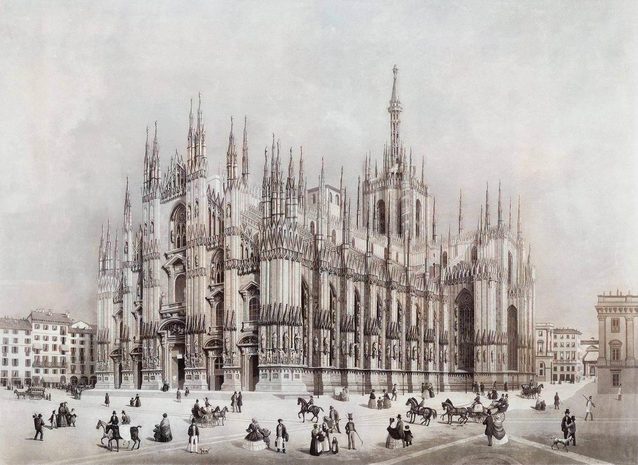 Duomo, ou catedral, Milão, Itália de Francesco Citterio