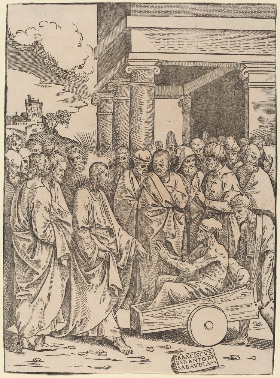 A Ressurreição de Lázaro de Francesco Denanto