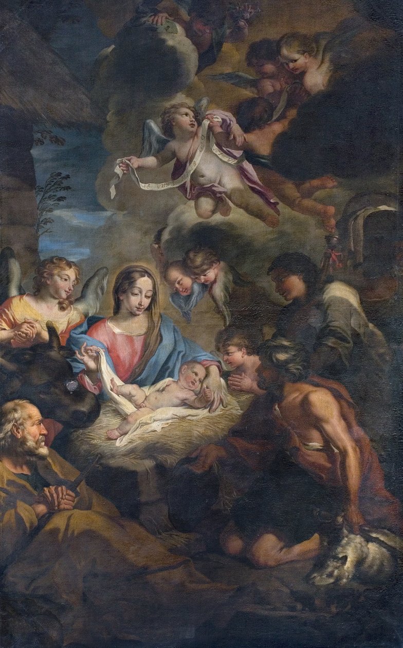 Adoração dos pastores de Francesco Fabbrica