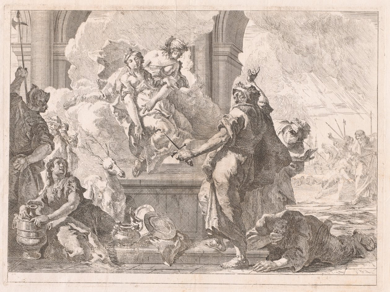 O Sacrifício de Ifigênia de Francesco Fontebasso