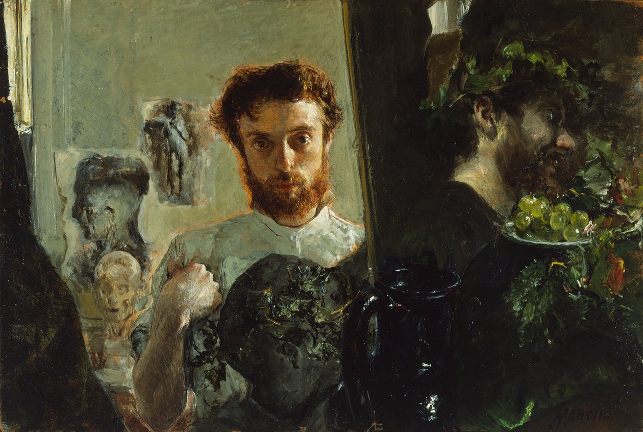 Auto-retrato de Francesco Giovanni Mancini