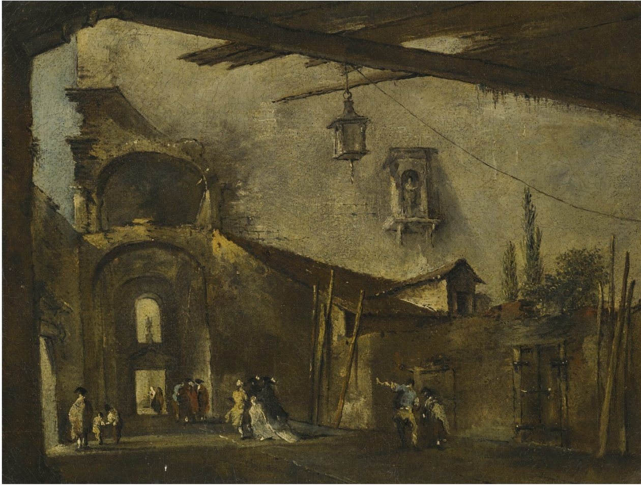 Uma rua em Veneza de Francesco Guardi