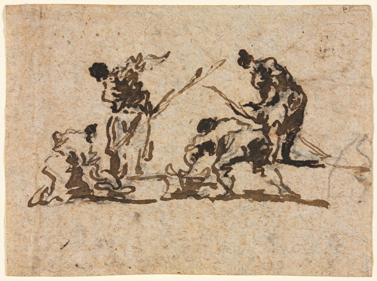 Trabalhadores de agricultores e pescadores de Francesco Guardi