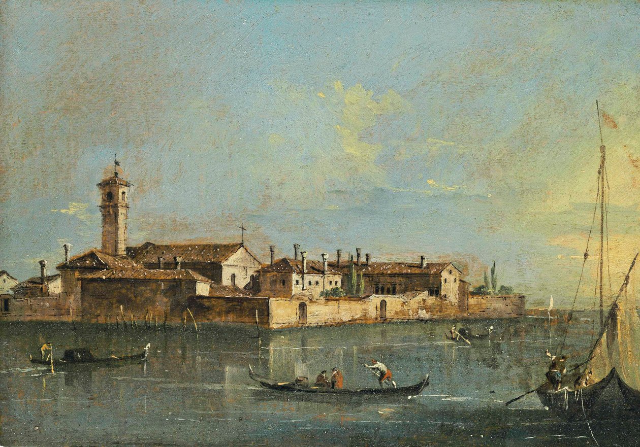 Isola del Lazzaretto Vecchio, segunda metade do séc. de Francesco Guardi