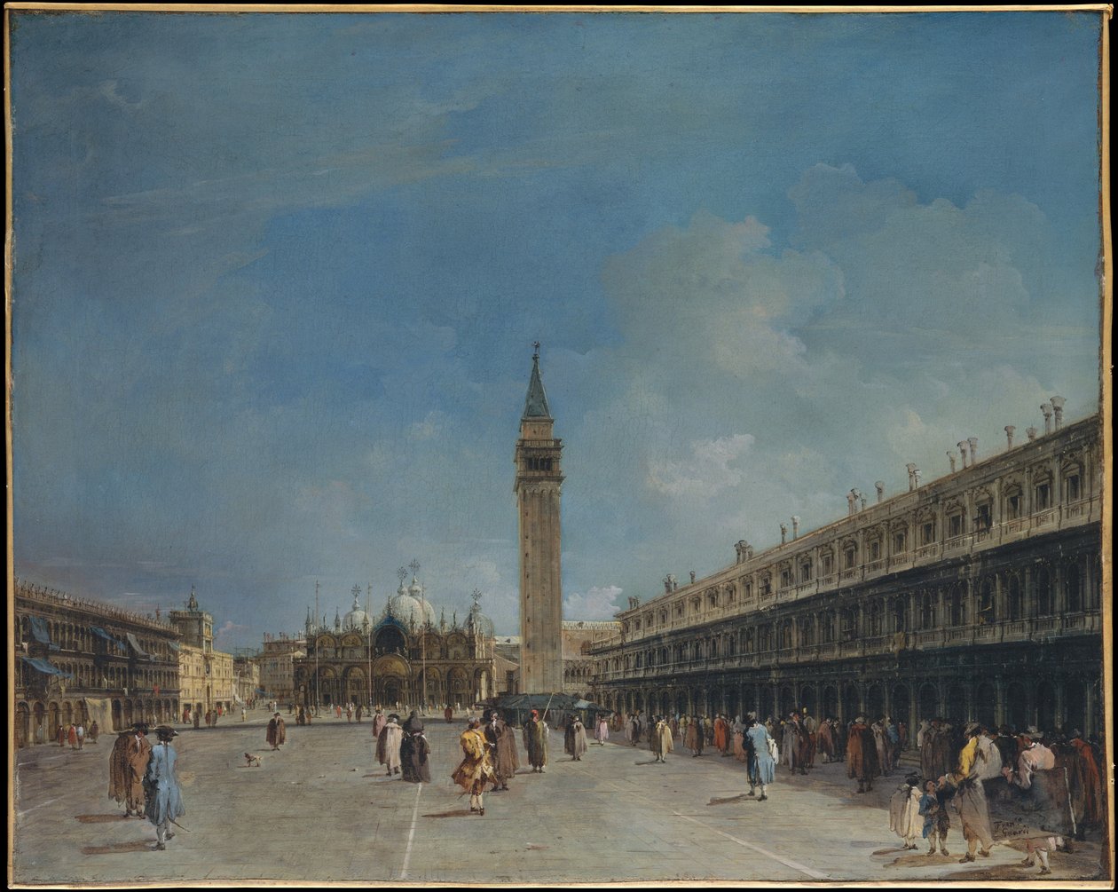 Piazza San Marco de Francesco Guardi